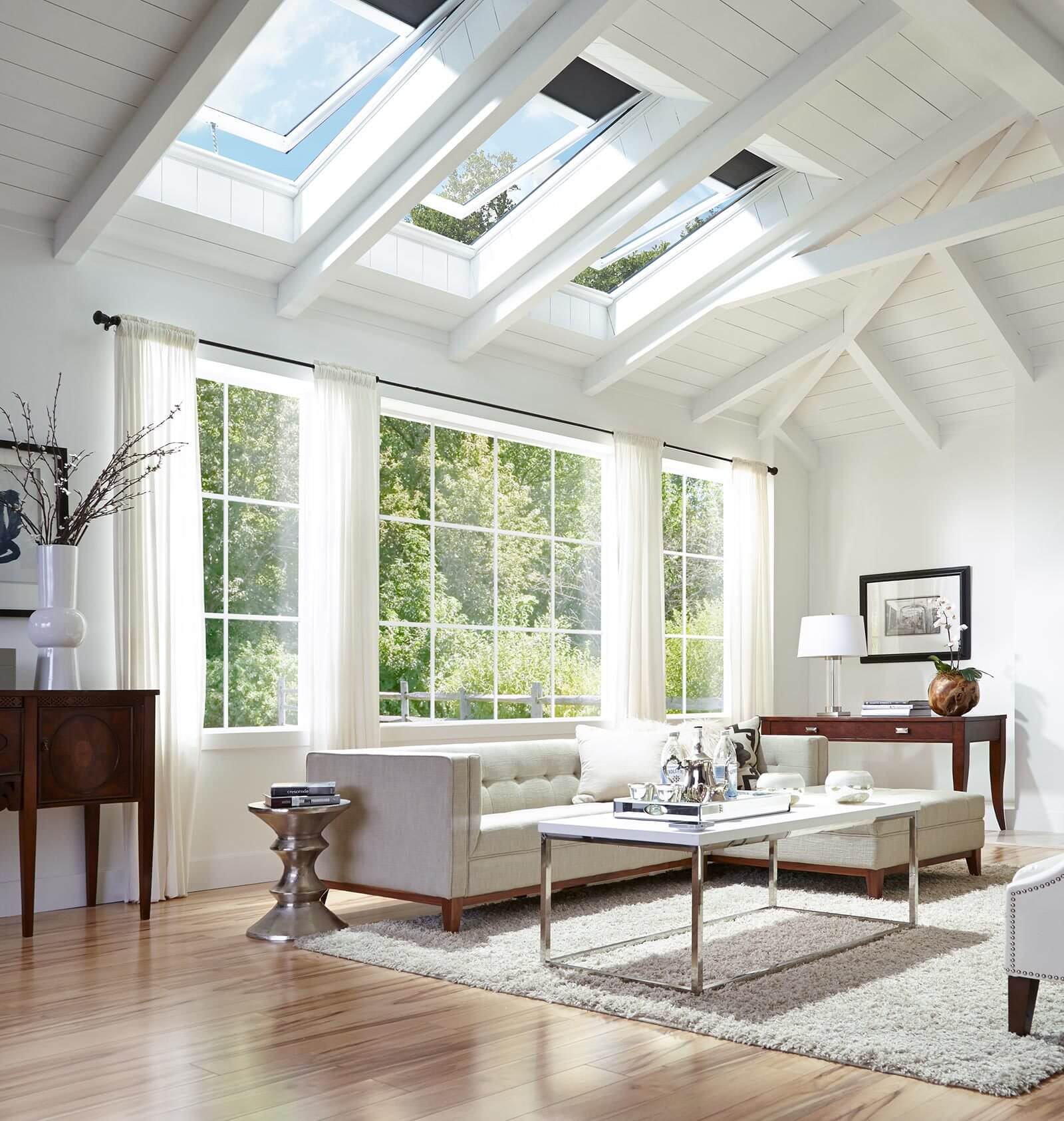 Roof skylight installation